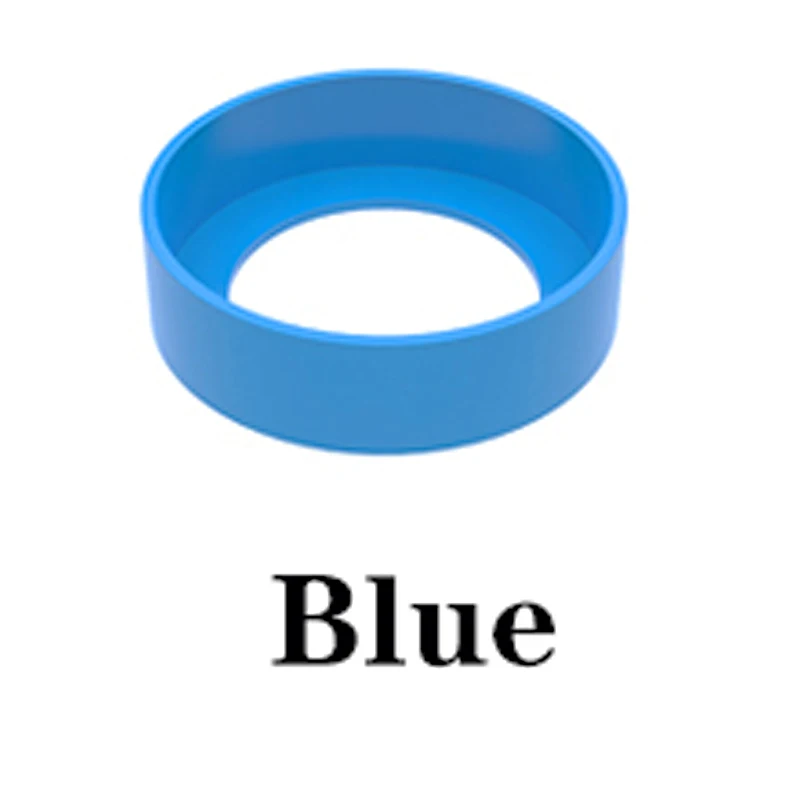 Blue Силиконовый термос чашки подставки Нескользящие прочный стол коврики круглая изоляционная чашка коврик анти-падение воды напиток бутылка коврик кухонный инструмент - Цвет: Blue