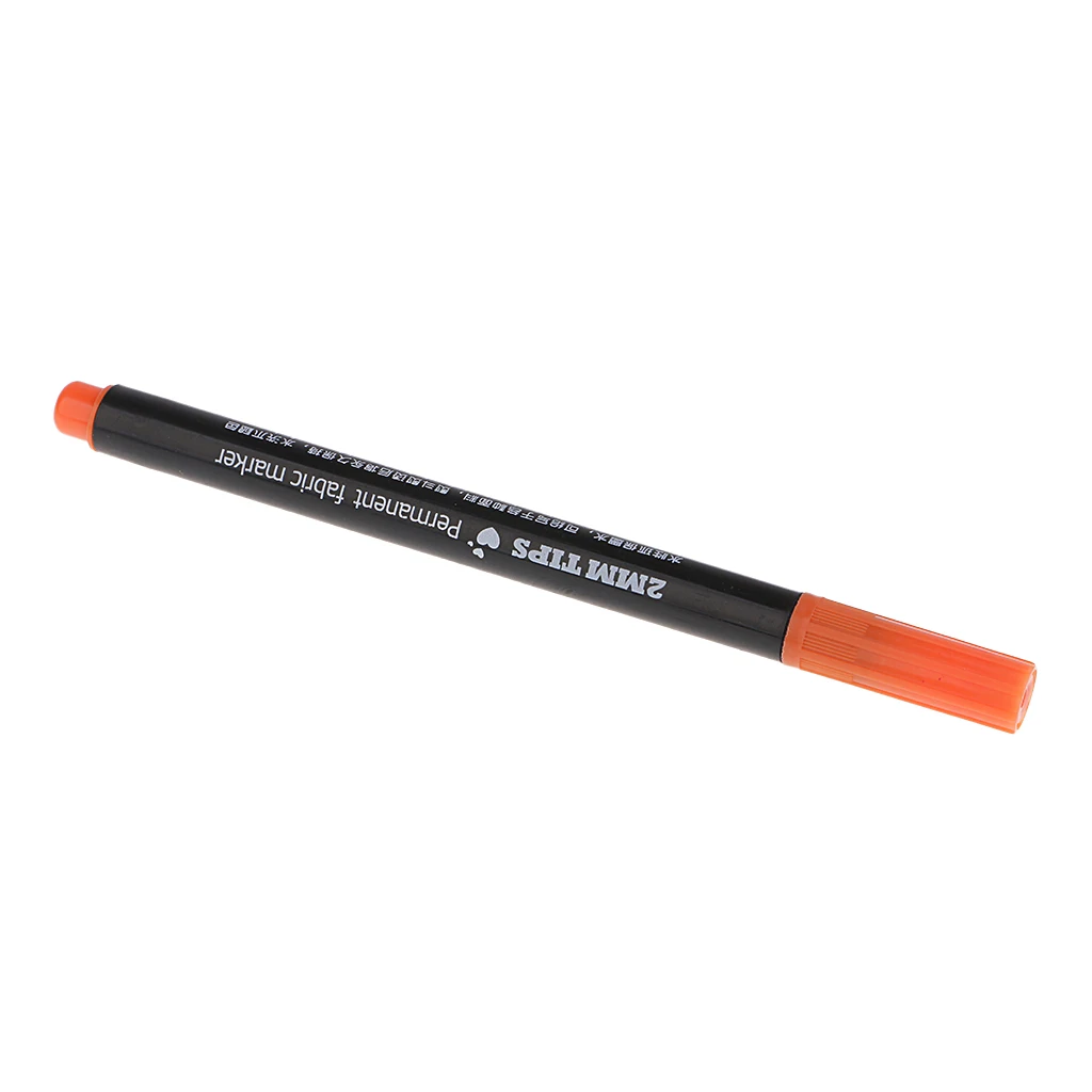 2mm T-Shirt Permanent Fabric Paint Marker Pen Textile Clothes Shoes DIY Craft