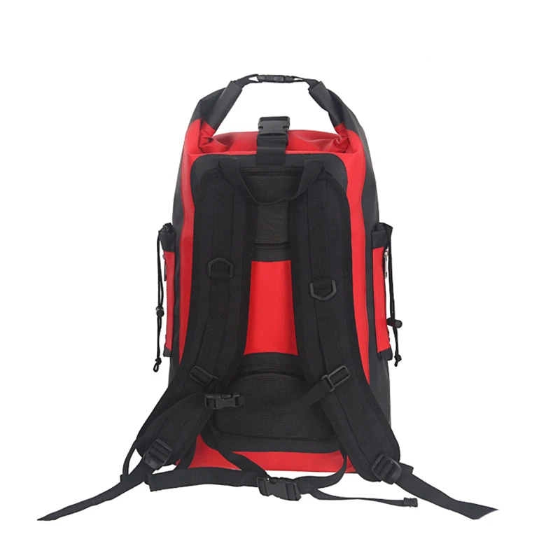 

PVC Coated Mesh Fabric Waterproof Bag Outdoor Drifting Waterproof Bag Mountain Climbing Camping Backpack