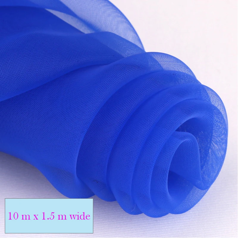 1.5 mx 10m blue 1,5*6 м одноцветная териленовая ткань свадебная АРКА ДРАПИРОВАННОЕ тканью вуаль беседка драпировка для наружной Свадебная церемония, вечеринка шторы - Цвет: 1.5 mx 10m blue