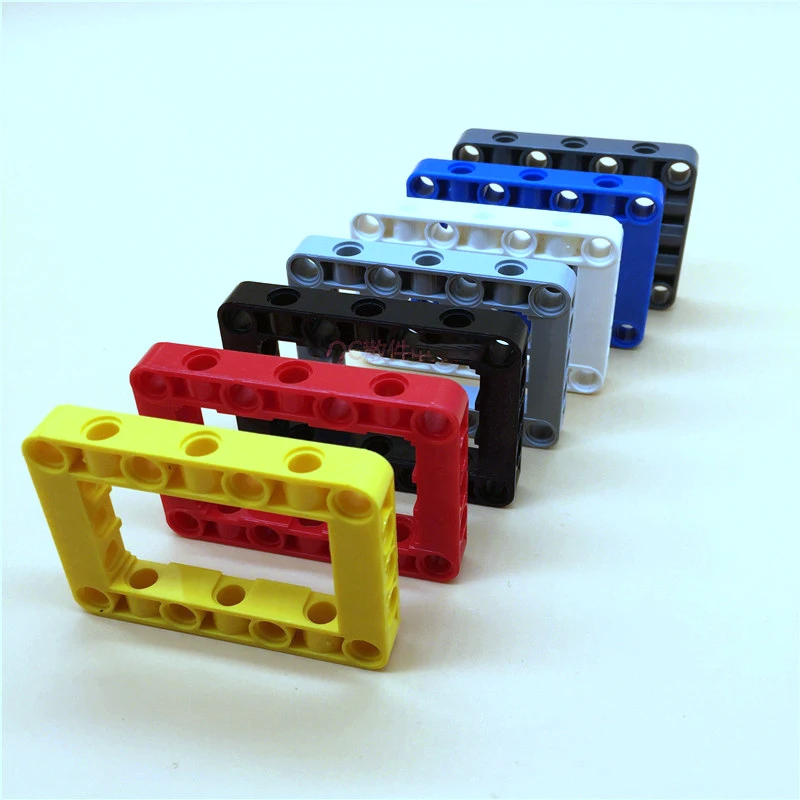 

10Pcs/lot Compatible with High-tech Square Huller Hole 7x5 Hole Thick Liftarm MOC Brick 64179 MOC Parts Kids DIY Toys