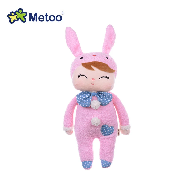 Кукла Metoo, плюшевые игрушки для девочек, милый мультяшный кролик Анжела, мягкие животные для детей, оригинальная коробка - Цвет: 912-4