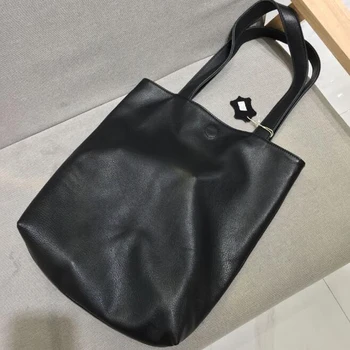 

Genuine Leather Shoulder Bags Woman Cowhide Composite Tote Shopping Handbag Classic 2 Piece Crossbody Composite Bags