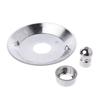 

8" Bathroom 7 Colors Automatic LED Light Changing Round Top Shower Head Bath Rainfall