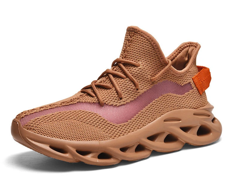 2019 тренд Мужские дышащие кроссовки Air Mesh полые уличные кроссовки Удобная прогулочная обувь для мужчин тренировка фитнес мягкая