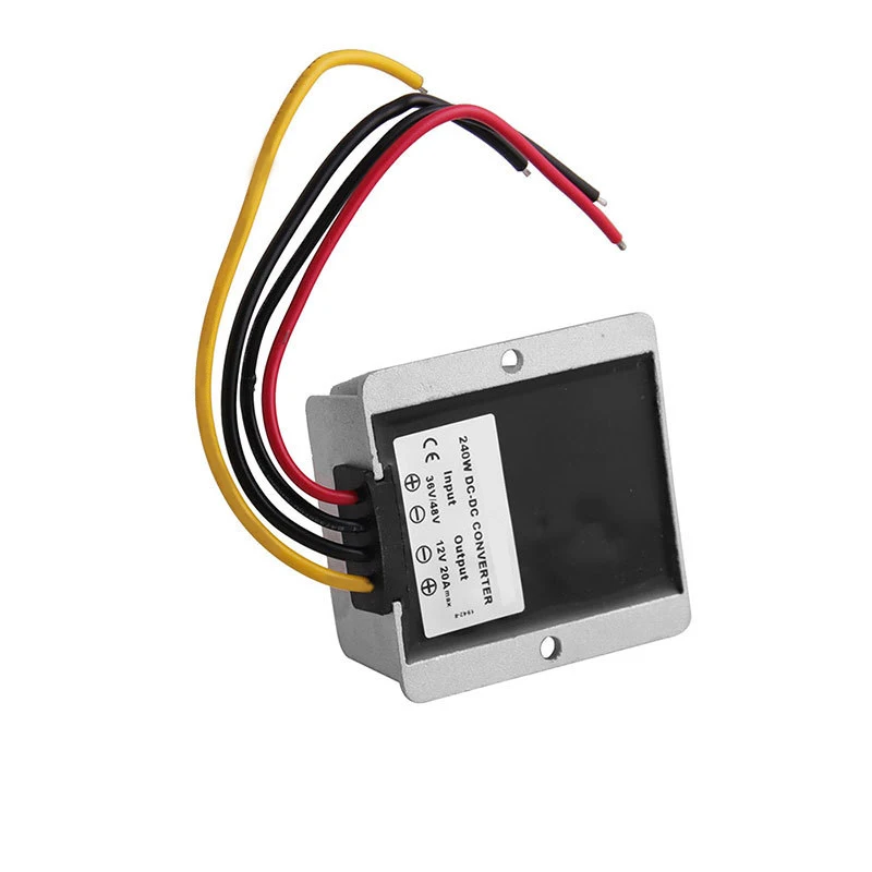 48V Шаг вниз до 12V 20A DC преобразователь 240W для гольф-карт регулятор напряжения понижающий модуль DC-DC
