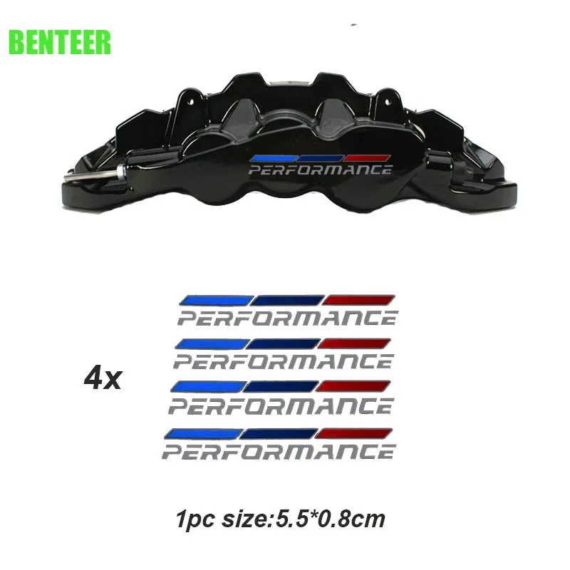 

4pcs Stainless Steel M Power Performance Car Rim Sticker For BMW E30 E34 E36 E39 E46 E60 E87 E90 F10 F20 F30 E80 E70