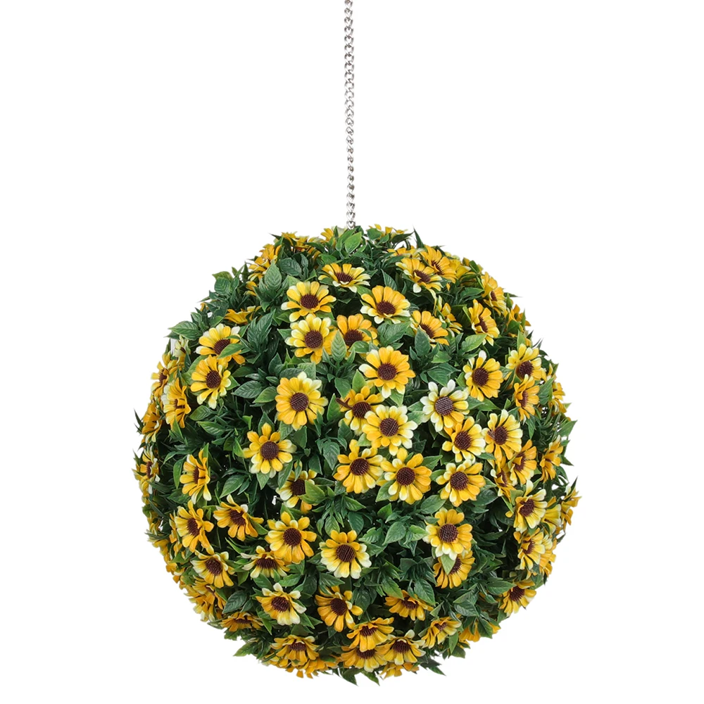 

Artificial Topiary Balls Green Simulation Ball Fake Grass Plant Basket Artificial Grass Ball Garden Shopping Center Decor