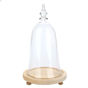 

Festival DIY Flower Glass Rose Glass Cover Glass Bell Jar Glass Display Beautiful Ornamental Valentine'S Day Gift