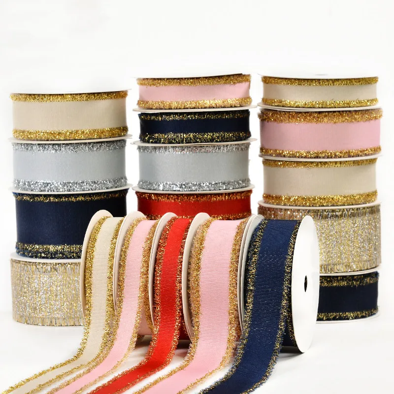 

5Yards Bow ribbon Diy material Ribbon satin rim ribbon Ribbon Birthday cake wrap Gift ribbons wholesale glitter ribbon
