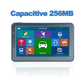 

Oriana 7" HD 8G 256MB Capacitive Car GPS Navigation FM Bluetooth AVIN latest Europe Map Truck gps navigators