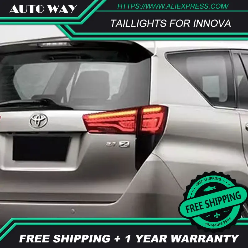 Автомобильный Стильный чехол для Toyota INNOVA-UP задние фонари светодиодный задний фонарь для Toyota INNOVA задний фонарь все светодиодный задний фонарь