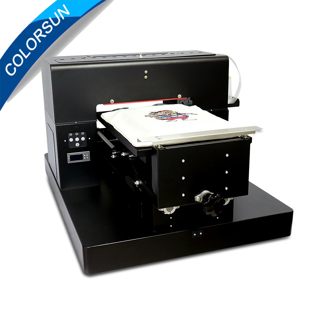Цветной планшетный принтер A3 размером dtg для футболок печать Epson R1390 с держателем