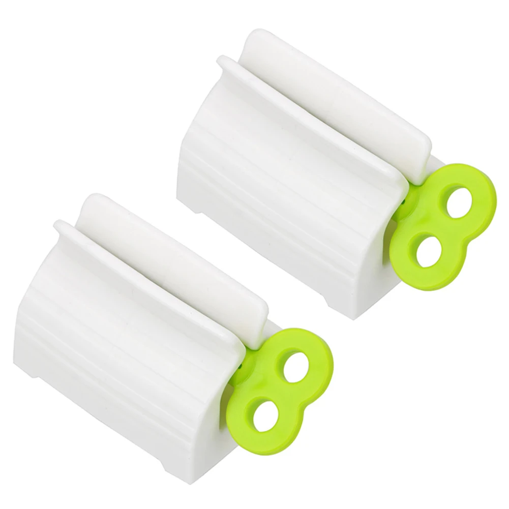 2 pcs green Novel Rolling Tube соковыжималка для зубной пасты, очищающее средство для лица, держатель, Диспенсер - Цвет: 2 pcs green