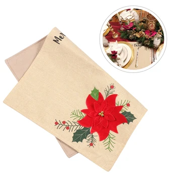 

1pc Christmas Style Table Mat Practical Durable Table Decor for Bar Restaurant Hotel