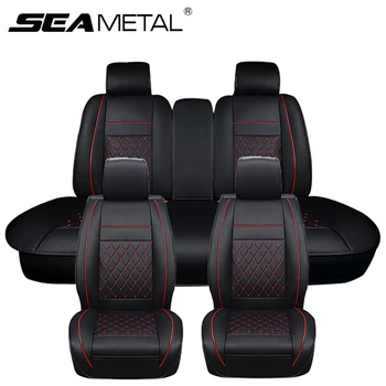 

Automobiles Seat Covers 3D Car Seats Mat Anti Scratch Non-Slip PU Leather Auto Seat Cushion Protector Car Interior Accessories