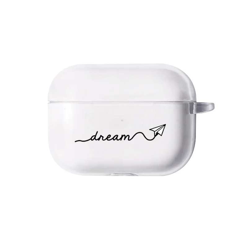 I250013 Мягкий чехол для наушников для Apple Airpods Pro, чехол, милый, карта поездки, прозрачный, Роскошный чехол для наушников Air pods Pro, чехол - Цвет: I250013