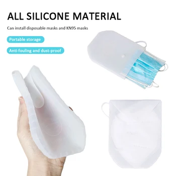 

7Pcs Mask Storage Box Mask Case Dustproof Moisture-proof Disposable Mask Container Portable Safety Mask Box Student Adult Hot