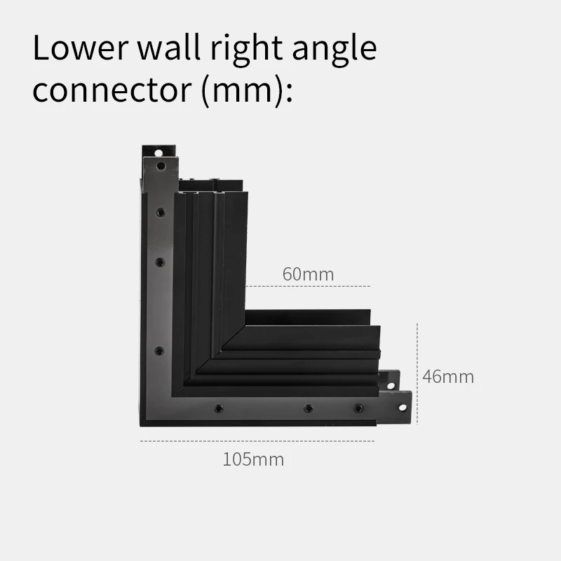 wall corner joints Мини) SCON Новое поступление 24 В креативные алюминиевые 34 мм встраиваемые рельсы для магнитных гусеничных огней серии - Испускаемый цвет: wall corner joints