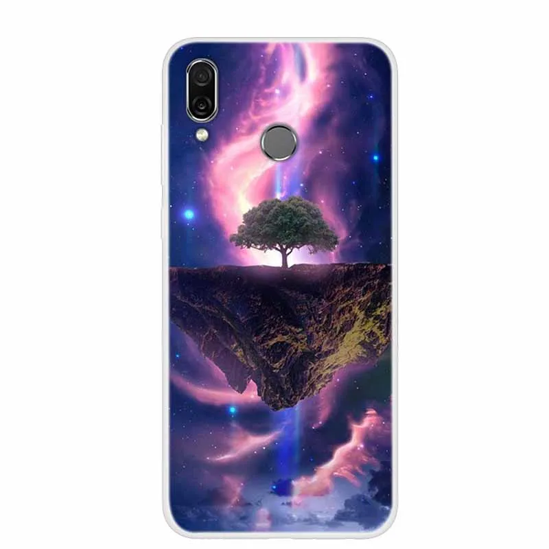 Chic Floral & Animal Print Soft TPU Silicone Case for Huawei Honor Play - 6.3 Protective Phone Cover