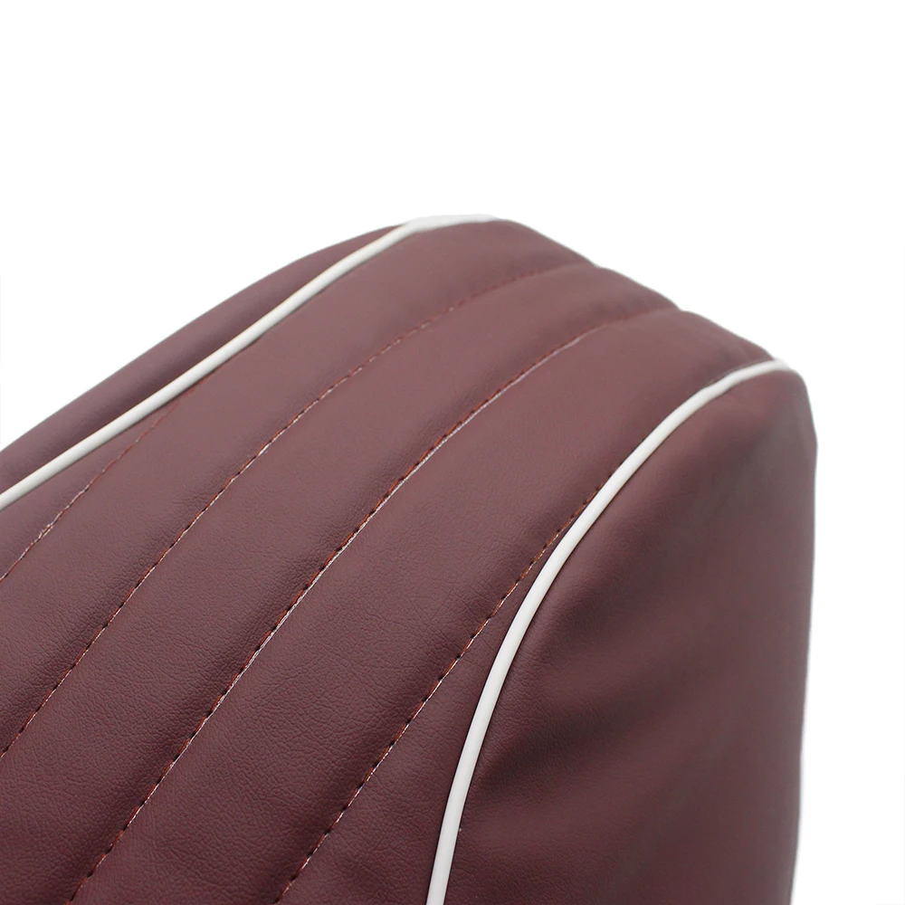 Pokhaomin Sitzbezug aus schwarzem/rotem Sattelleder für Vespa GTS 300 GTS 125 150 250 300 – Detail 14