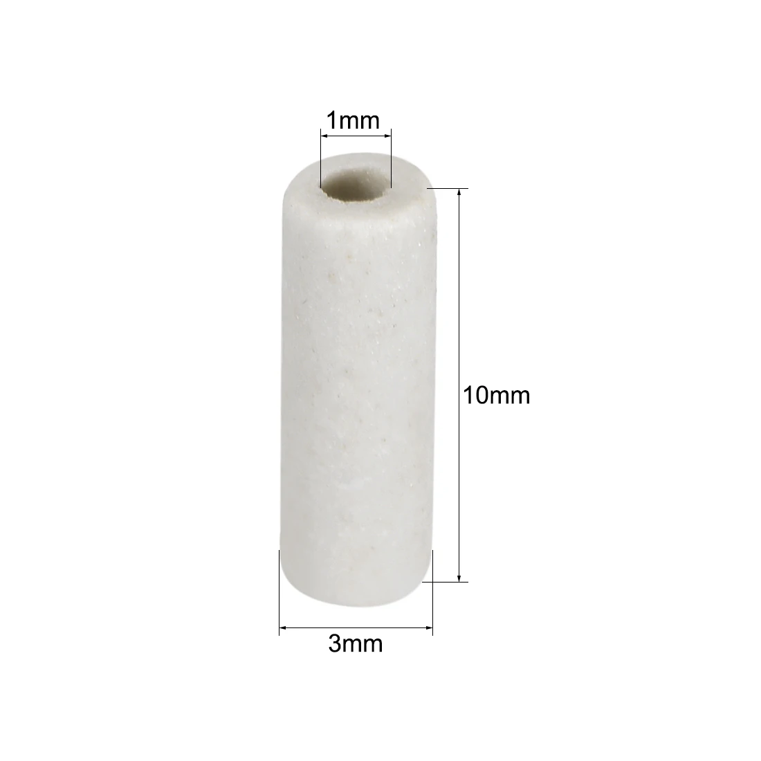 Ceramic Insulation Tube 50/100Pcs 1mm High Temperature Electric Heating Element