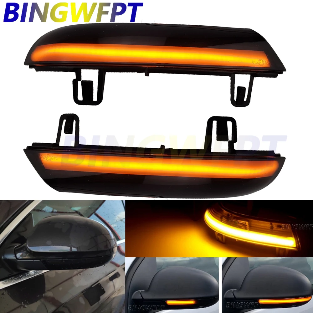 Indicatori Direzione LED Dinamici Per VW Golf 5, Passat, Jetta - 2 Pezzi, Giallo, Per Specchietti Laterali - Foto 5