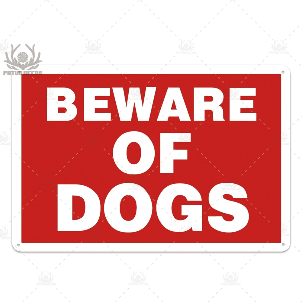 Остерегайтесь, знак Предупреждение ющий металлический знак, знак охранника, знак для собаки, Декор стены, знак двора, не нарушается, металлические знаки для собак - Цвет: TH0032