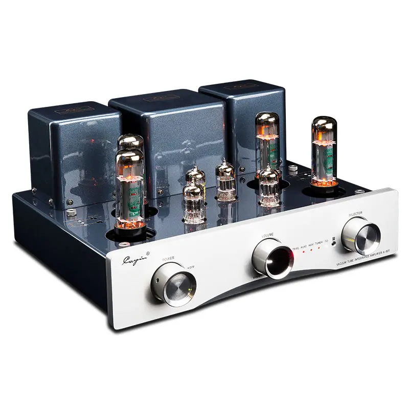 Cayin A-50T вакуумный ламповый интегрированный усилитель AMP TR/UL режим макс 38 вт* 2 EL34EH x4, SNR: 90 дб