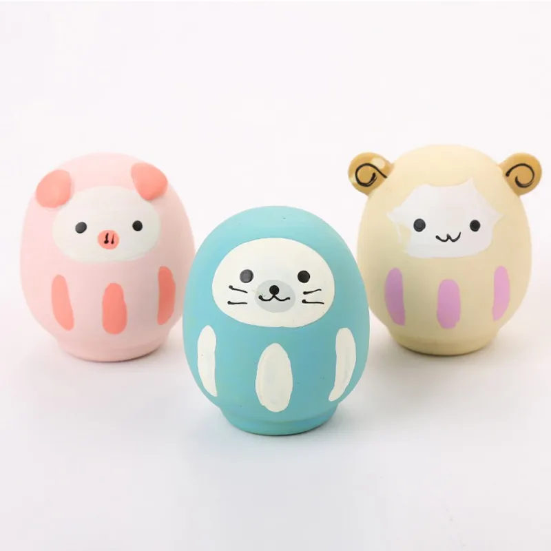 Pet Bite устойчивая игрушка интерактивный звук латексная жевательная игрушка собака игра милые круглые животные в форме чистки зубов жевательная игрушка