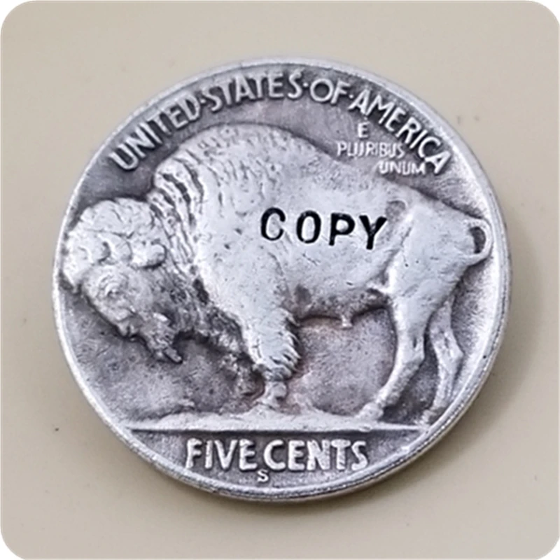 Хобо никель Coin_Type# 9_1936-S с гравировкой в виде американского бизона из никеля копия монет