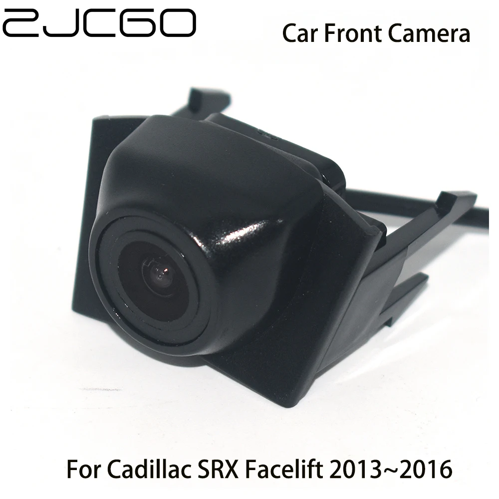 

ZJCGO CCD HD Car Front View Parking LOGO Camera Night Vision Waterproof Positive for Cadillac SRX Facelift 2013 2014 2015 2016