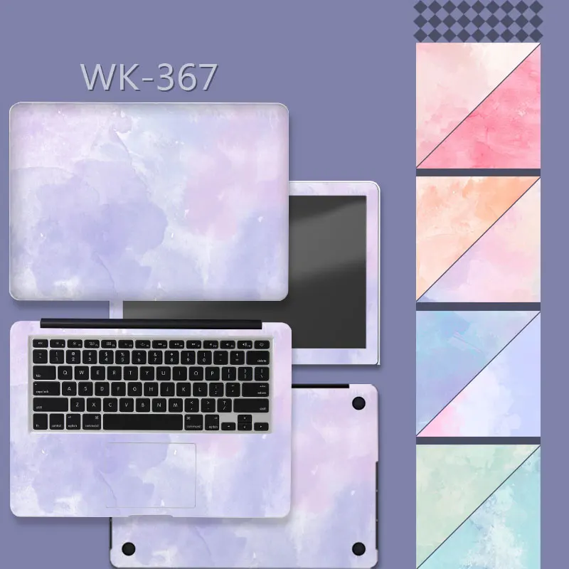 Etiqueta Colorida Feita sob Encomenda do Portátil da Capa Skins a Pele do Pvc do Caderno 11 13 14 15 17 Etiquetas Decorativas do Decalque para hp Dell Acer Lenovo a
