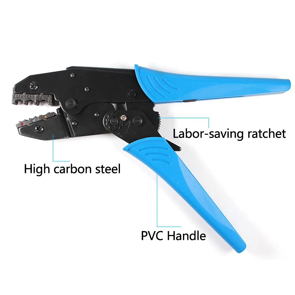 

Crimping Pliers Set Manual Electrician Replacement Ratchet Tools Wire Terminal Easy Use Labor Saving Fixed Self Adjustable