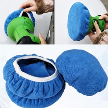 

Polishing Bonnet Protective Elastic Microfiber Polisher Waxing Pad Cover for Car Description: The cover has an elastic design,