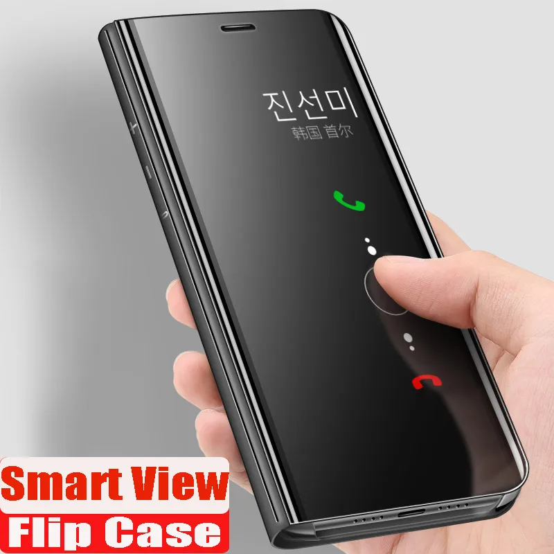 Роскошный противоударный смарт чехол для телефона на huawei P30 P20 Pro P Smart 2019 флип Lite