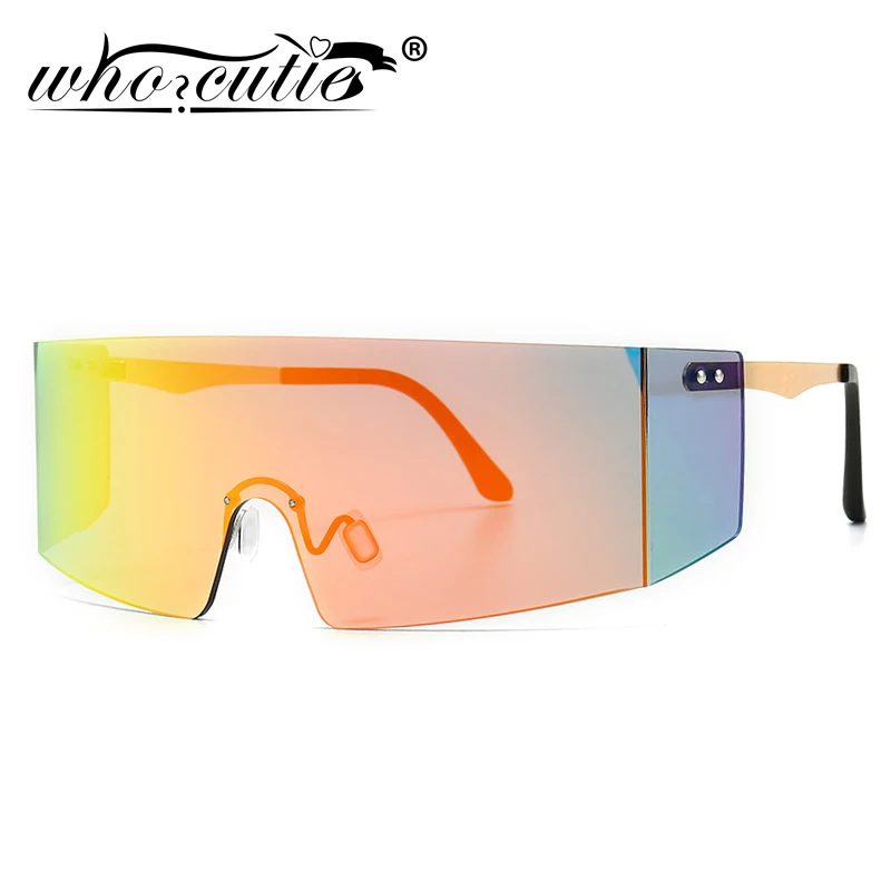 Versione Top Omua10s Occhiali Da Sole Designer Di Lusso Glasshi Da Donna Poligonale Oversize Con Custodia Da Sole Da 36,23 € | DHgate - Foto 3