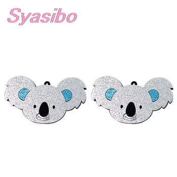 

(1pair) AC1621-57mm Koala For Keychain High Quality Acrylic Laser Cutout Acrylic Koala For Earring