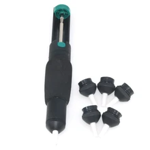 Pompe à dessouder, puissante aspiration, pistolet à vide en étain, pour le soudage, ventouse avec buse supplémentaire