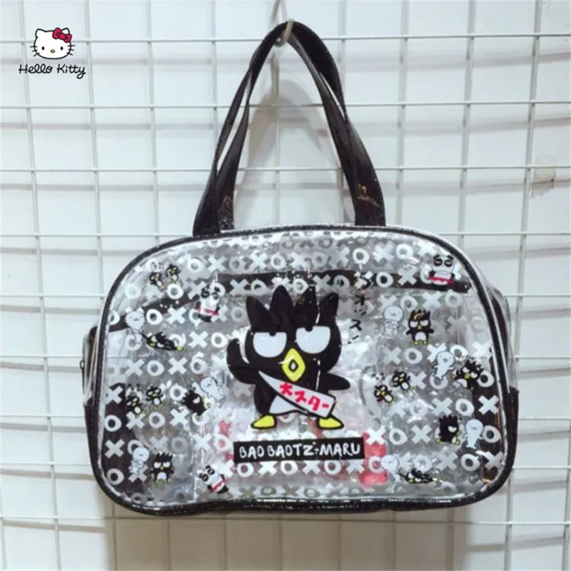 HELLO KITTY модная женска сумка из ПВХ материала Сумочка Прозрачная мягкая косметичка