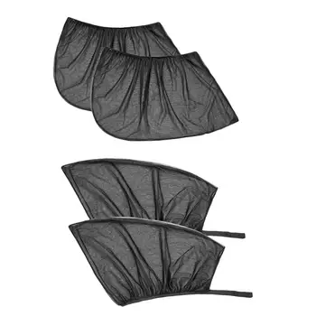 

Car Curtain Summer Sunshade Side Window Mesh Breathable Sun Block Sunscreen Heat Insulation Curtain Mosquito Net Window Cover
