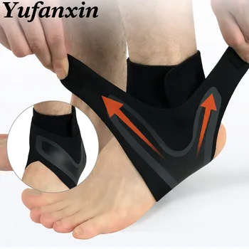 

Compression Ankle Protectors Anti Sprain Outdoor Basketball Football Ankle Brace Supports Straps Bandage Wrap Heel Protector 2PC