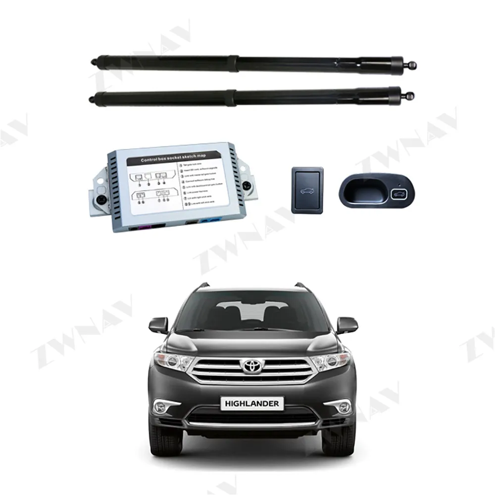 Легко установить умный авто Электрический задний подъемник ворот для Toyota Highlander+ с пультом дистанционного управления
