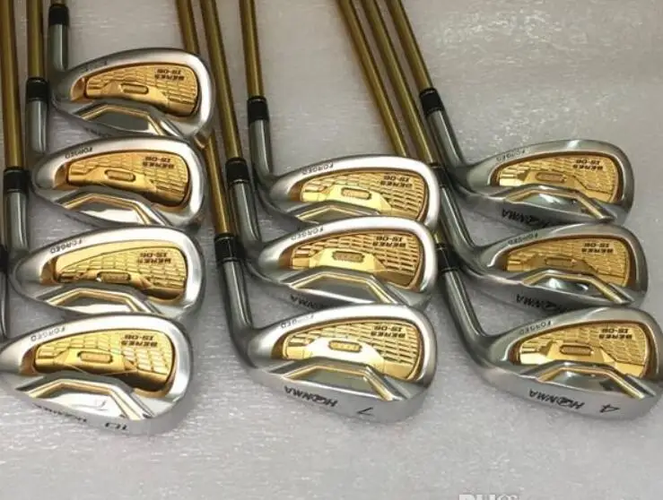 Новые клюшки для гольфа HONMA S-06 4 звезды клюшки для гольфа 4-11.Aw.Sw IS-06 набор утюгов для клюшек для гольфа графитовый Вал