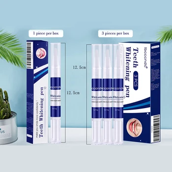 

1PC/3PCS Liquid Teeth Whitening Pen Cleaning Dental Plaque Remove Yellow Teeth Cigarette Stain Bad Breath Oral Hygiene Care