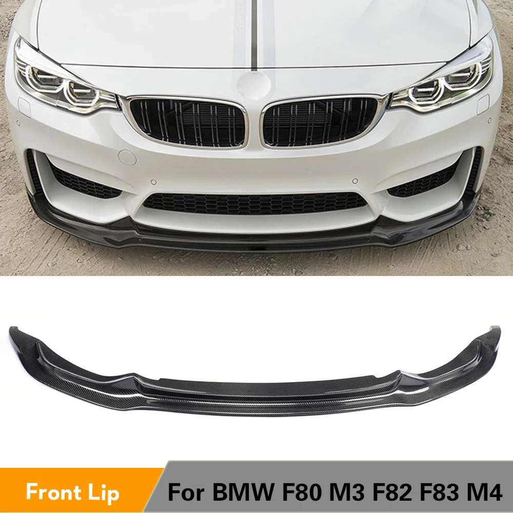 Углеродного волокна/FRP автомобиль передний бампер спойлер для BMW F82 F83 M4 2 дверный