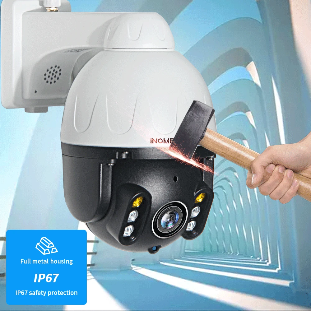 IP камера INQMEGA PTZ с автослежением 1080P 2 МП водонепроницаемая|Камеры