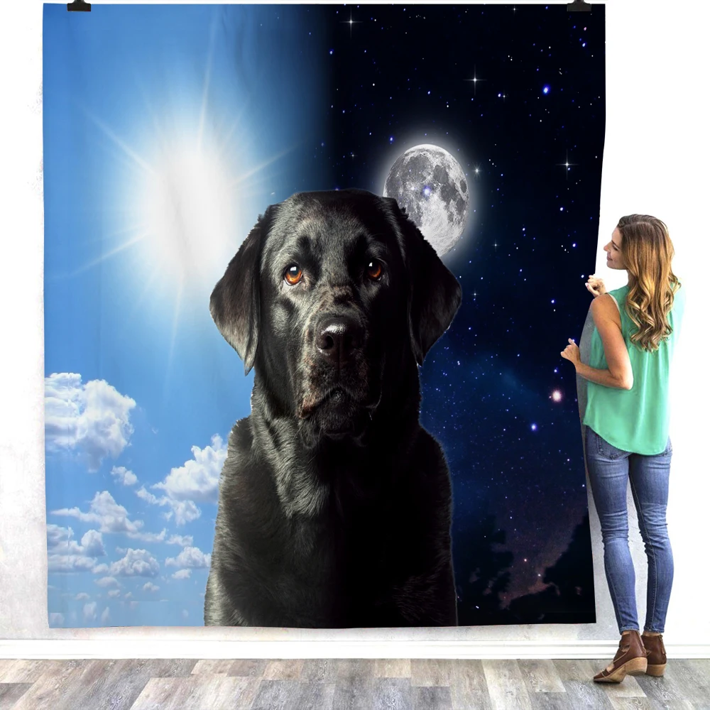 labrador blanket throw