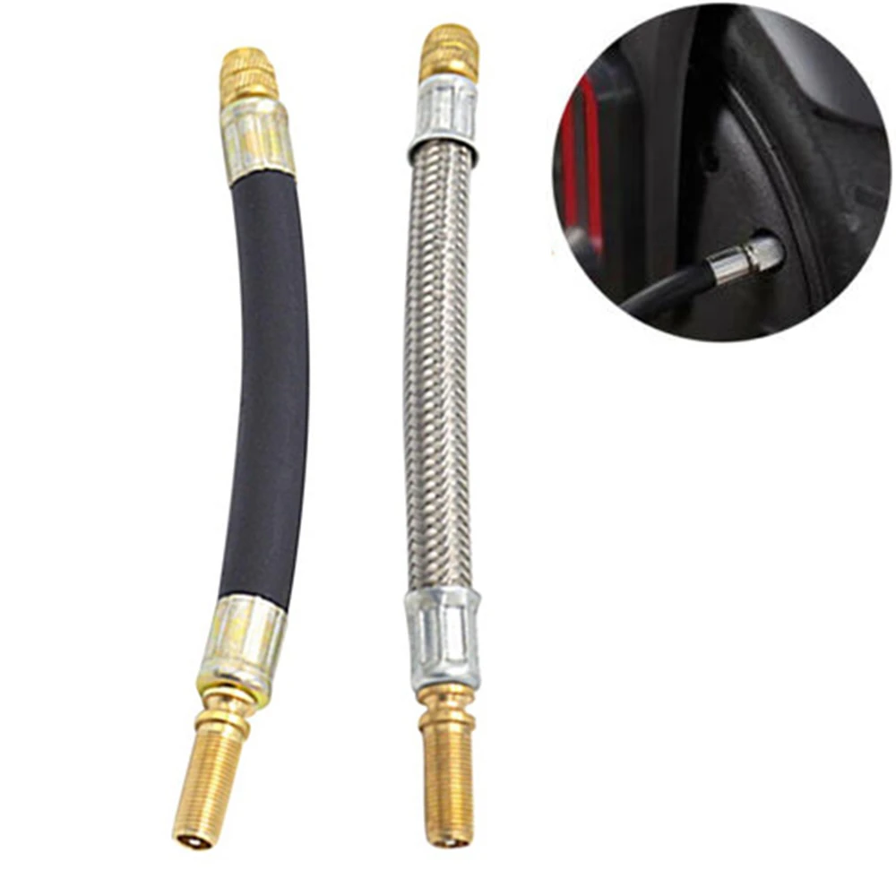 Flexible Extension Tire Valve Adapter Tyre Valve Extension Stainless Steel Nozzle For Xiaomi Electric Scooter M365 Accessories