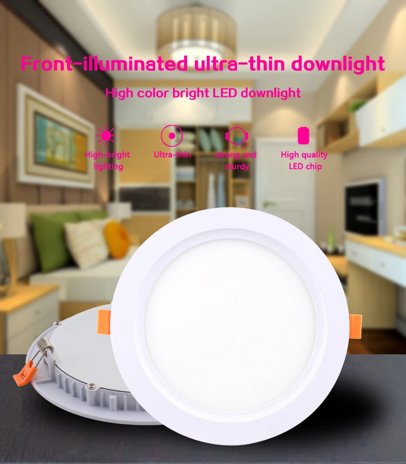 

LY LED Light 3W 5W 7W 12W 15W 18W Downlight SMD 2835 Round 6000K Driver Ceiling down lights 110v Recessed Spot Light kitchen